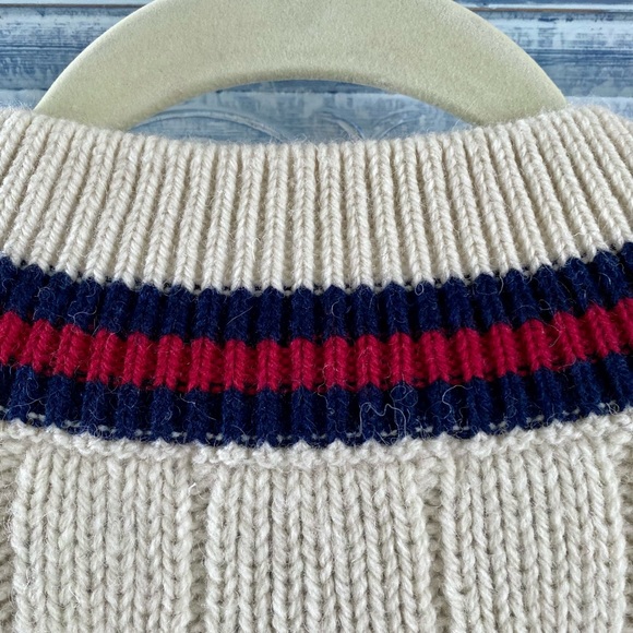 BRANDY MELVILLE NIKKI HEAVY WOOL STRIPE SWEATER - Picture 7 of 13